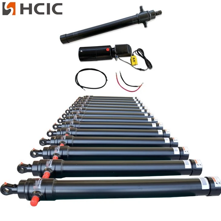 7-12ton Double Acting Trailer Hydraulic Hoist Cylinder